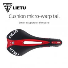 LIETU Bicycle Saddle MTB Road Bike Cycling Silicone Skid Proof Saddle Seat Silica Gel Cushion Seat Leather Front Seat Mat - Green