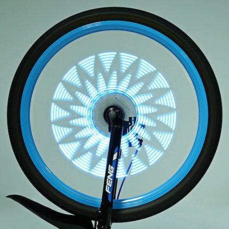 14 LEDs USB Charging Bicycle Bike Spoke Light Lamp