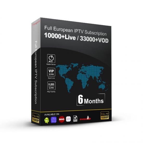 6 Months IPTV OTT Platinum Full Europe IPTV 10000+ Stable Server Belgium Spain France Canada Live for Smart TV M3u IPTV Smarters Pro