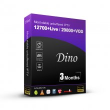 3 Months Popular IPTV 2024 Dino IPTV Abonnement 4K Full HD Sport Live Channels for Smart IPTV Smarters Pro M3u