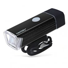 Machfally QD001 Waterproof USB Charging Bike Front Light - Black