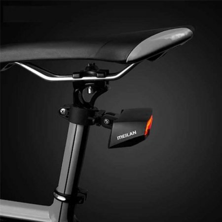 Meilan X5 Bike Intelligent Diversion Brake Wireless Taillight High Brightness USB Charging Dual Colors Light