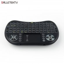 I8 mini Wireless 2.4G gaming keyboard backlit French With TouchPad Mouse for Tablet Mini PC TVBOX