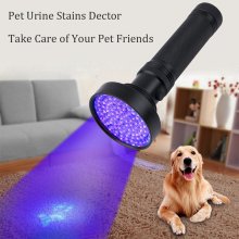 GLOSSDAY Blacklight Flashlight LED UV Flashlight,Ultraviolet Flashlight Black Light Professional Pet Urine Detector for Dog/Cat Urine,Pet Stains,Hunting Scorpions