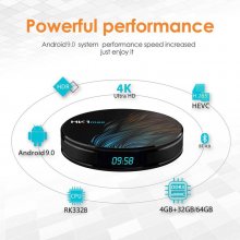 HK1 MAX Android 9.0 Smart TV Box RK3328 Dual Wireless WiFi 3D 4K Network Media Player Set-top Box