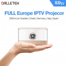 Wireless Beam Mini Projector Android 5.1 System Micro HDMI Video Input 5Ghz WiFi & Bluetooth 4.1 With One Year European IUDTV IPTV Subscription