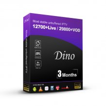 3 Months Popular IPTV 2024 Dino IPTV Abonnement 4K Full HD Sport Live Channels for Smart IPTV Smarters Pro M3u