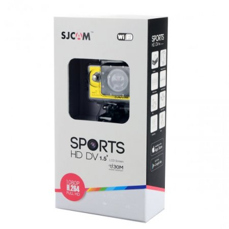 Original SJCAM SJ5000 WiFi Action HD Camera 14MP Novatek 96655 1080P Waterproof Yellow