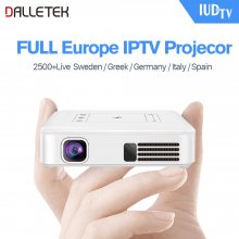 Mini Projector Android 7.1 Syetem With WIFI Bluetooth With One Year European IUDTV Channels.