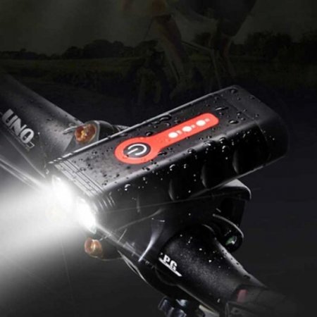 Y10 Bicycle Headlight Mountain Bikes USB Charging LED Highlight Riding Headlights