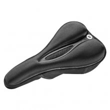 ROCKBROS Silicone Bicycle Saddle Hollow Breathable MTB Bike Seat Cushion Cover Mat Silica gel Saddle Cycling Accessories - LF047-B Russian Federation