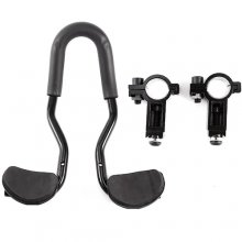 Bicycle Relaxation Handlebar Aluminum Alloy Rest Handlebar Mountain Bike Parts - Black