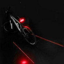 Meilan X5 Bike Intelligent Diversion Brake Wireless Taillight High Brightness USB Charging Dual Colors Light - Black