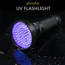 GLOSSDAY Blacklight Flashlight LED UV Flashlight,Ultraviolet Flashlight Black Light Professional Pet Urine Detector for Dog/Cat Urine,Pet Stains,Hunting Scorpions