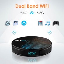 HK1 MAX Android 9.0 Smart TV Box RK3328 Dual Wireless WiFi 3D 4K Network Media Player Set-top Box