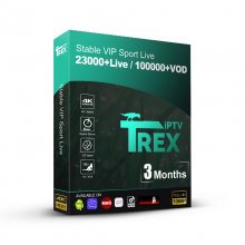 3 Months TREX IPTV Subscription Stable 4K for IPTV Smarters Pro Smart TV IPTV M3u Adult XXX