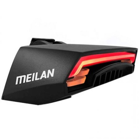 Meilan X5 Bike Intelligent Diversion Brake Wireless Taillight High Brightness USB Charging Dual Colors Light