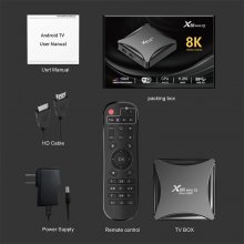 X88 mini13 Android TV Box 13.0 4GB 32GB 2.4G 5G 4K TV Box RK3528 Chipset Support USB 2.0 Ethernet LAN Mlutimedia Video Box