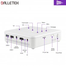 Mini Projector Android 7.1 Syetem With WIFI Bluetooth With One Year Global SUBTV Channels.