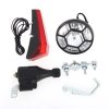 Bicycle Lights Set Bike Safety Front Headlight Tail Light Bike Friction Generator Dynamo Kit