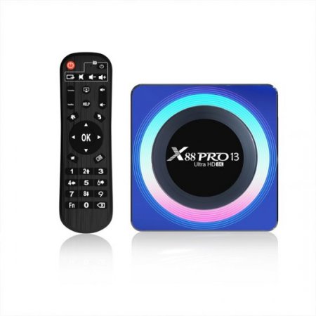 Android TV Box 13.0 X88 PRO13 Android Box 4GB RAM 64GB ROM with RK3528 Quadcore Smart TV Box, 2.4GHz/5GHz BT5.0 8K Streaming Media Player