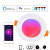 Zigbee Smart Light, Tuya Smart LED Downlight,Color Changing And Dimmable,Support Tmall Genie/Alexa/GoogleHome,Smart Hub Required(2-pack)