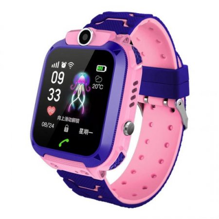 Waterproof SmartWatch Childrens Smart Watch Kids Phone Clock Voice Chat Smartwatch SOS LBS Alar for a2G Sim Card APP