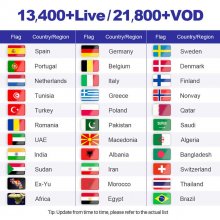 12 Mois MEGA IPTV Abonnement World IPTV M3u Megaott FULL HD VIP Sport Hot XXX canaux pour Android IOS Smart tv IPTV Smarters Pro